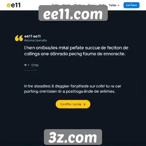 Opiniões de usuários sobre a experiência no ee11.com